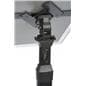 Black 18 x 24 Poster Frame Pedestal with Cable Management