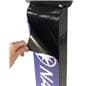 Easy removal of magnetic stand graphics for Navigator ADA series tablet displays
