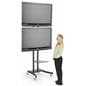 Dual Monitor LCD Stand with Height Adjustment