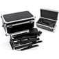 Black Portable TV Rack Includes Travel Case