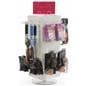 White Pegboard Display Stand- Spinning