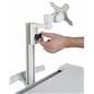 Medical Computer Workstation with Adjustable Mount