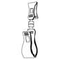 Clip Holders: 1"w x 4-1/2"h