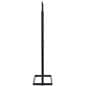 Poster display stand with slim profile