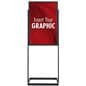 Poster display stand for custom graphics