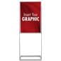 Silver 24" x 36" metal poster Stand with minimal assembly 