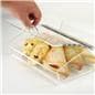 Acrylic Food Display With A Curved Lid