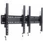 VESA Compliant 2-Monitor Wall Portrait TV Bracket