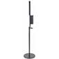 Black Hand Sanitizer Stand with Thin Profile