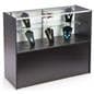 Black Melamine Showcase Includes Base Cabinet For Additional Storage