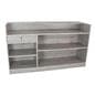 Cash register stand with lockable cash drawer