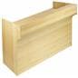 Retail Sales Counters: 72"W Ledgetop - Maple Melamine