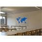 Dry erase whiteboard with custom graphics in classroom setting