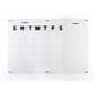 Clear oversized calendar dry erase board