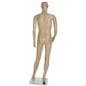 Male Cheap Mannequin with Tempered Glass Base