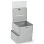 Silver Ballot Box with Sign Holder