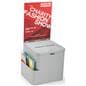 Silver Ballot Box with Sign Holder