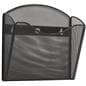 Black Mesh Brochure Holder for Wall