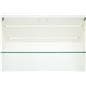 Retail glass display cabinet with energy efficient lighting