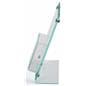 Angled Design Slanted Sign Holder with Brochure Display