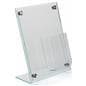 8.5" x 11" Slanted Sign Holder with Brochure Display