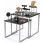 Black Nesting Table Set with Powder Coated Frame