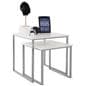 Retail nesting tables with space saving design