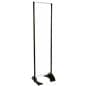 16" x 72" Black Permanent Banner Stand w/o Graphic; w/ Spring Loaded Tension Bar