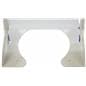 16" x 72" Gray Permanent Banner Stand, Graphic Not Included