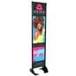 18" x 72" Black Permanent Banner Stand w/ Single Sided Graphic; Made In U.S.A.