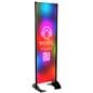 24” x 72” Black Permanent Banner Stand with Single Sided Graphic, 100% Aluminum Frame