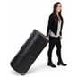 travel case podium stand features dual handles for comfort