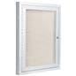 indoor and outdoor enclosed bulletin boards with enclosed design
