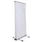 Wide outdoor double-sided banner stand with (2) 39" x 79" vinyl panels