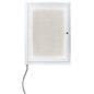 commercial outdoor bulletin board cases with LED illumination