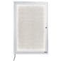 wall-mounted outdoor bulletin board cases with illuminated cabinet