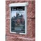 outdoor literature display