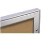 Outdoor Corkboard: w/Locking Door 13" x 19"