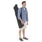Wide outdoor retractable banner frame with carrying bag
