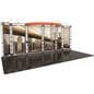 20ft wide frame and graphics with Orbus truss trade show exhibit display booth