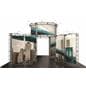 Portable trade show display booth truss with 20 custom printed graphic panels
