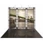 10ft trade show display kit with 3 Lumina 50 watt spotlights