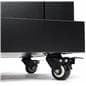 Rolling school podium on wheels