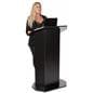 Black economy pulpit for presentations