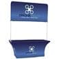 6' trade show table & header with custom artwork 