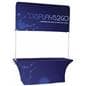 6' Trade Show Table & Header with Stretch Tablecloth & Double Sided Banner
