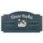 24 x 48 hanging outdoor shaped signs with high quality UV printing