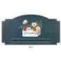 24 x 48 hanging outdoor shaped signs with 2-way personalized graphics