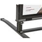 Wind Resistant Sidewalk Sign with Double Sided Snap Frame