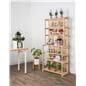Natural wooden bakers rack